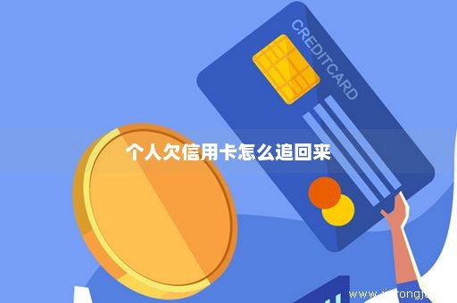 个人欠信用卡怎么追回来