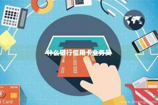 什么银行信用卡业务员